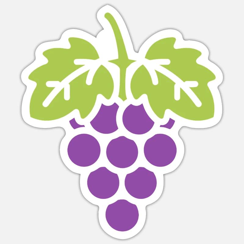 Grape Sticker size S (10 x 10 cm)