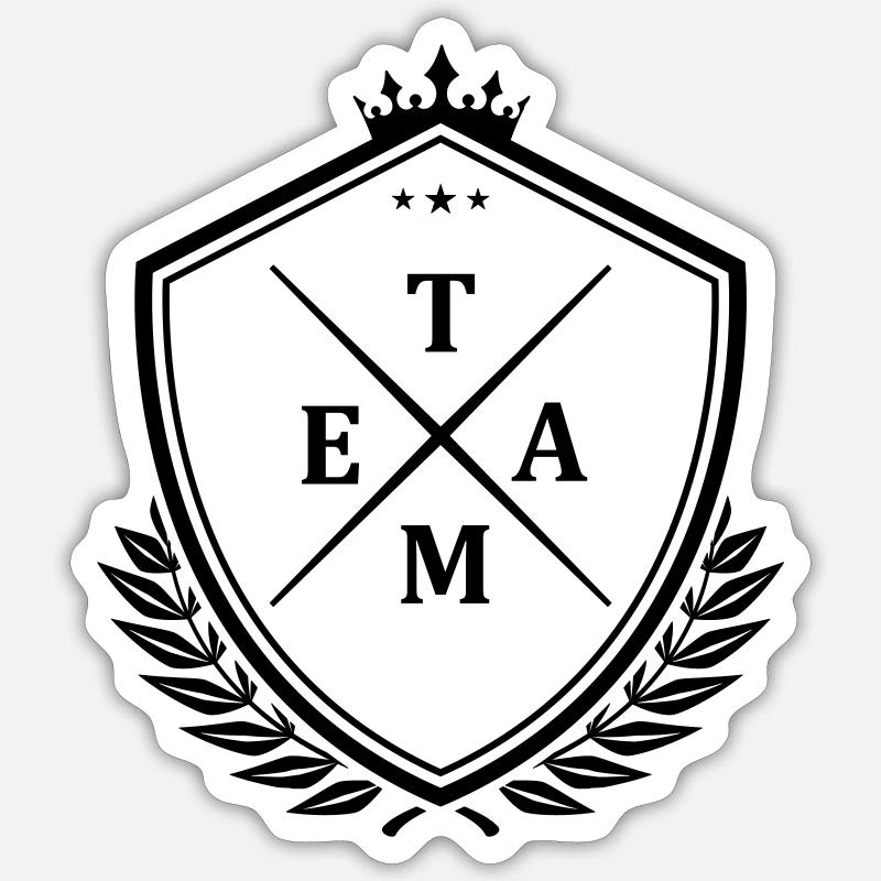 Team Crest Sticker size S (10 x 10 cm)