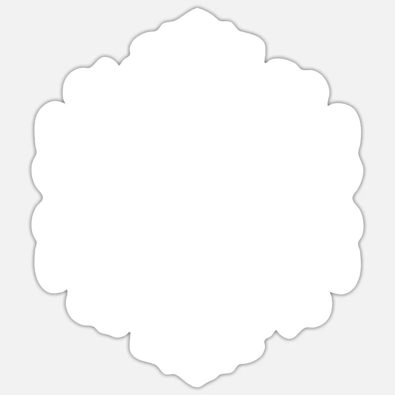 Daria - Sticker Größe S (10 x 10 cm) - Mattweiß
