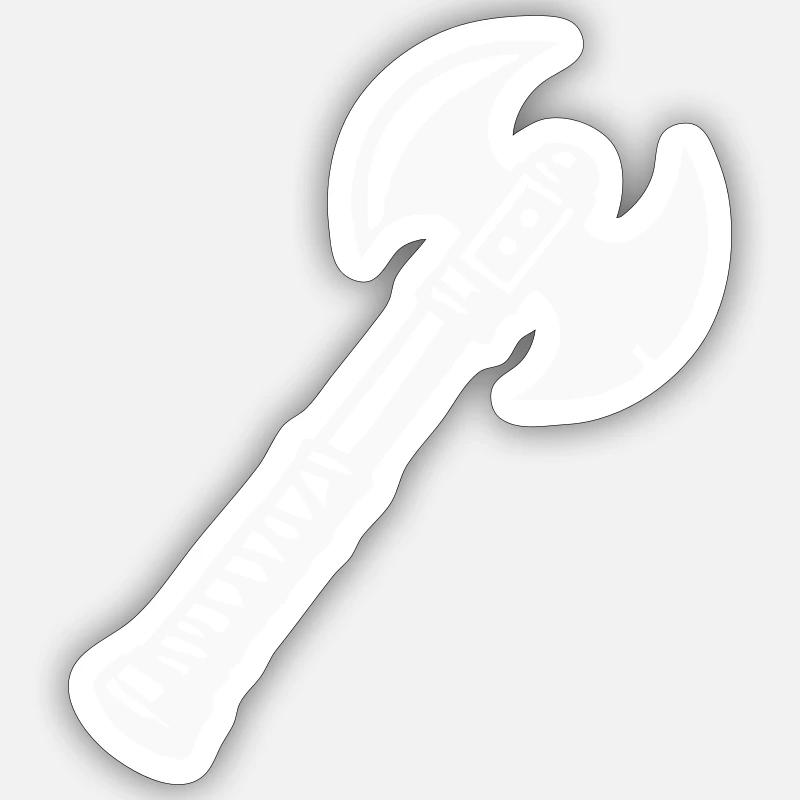 Axe 1 Sticker size S (10 x 10 cm)