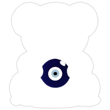 Nazar - Sticker Größe S (10 x 10 cm) - Mattweiß - Vorne