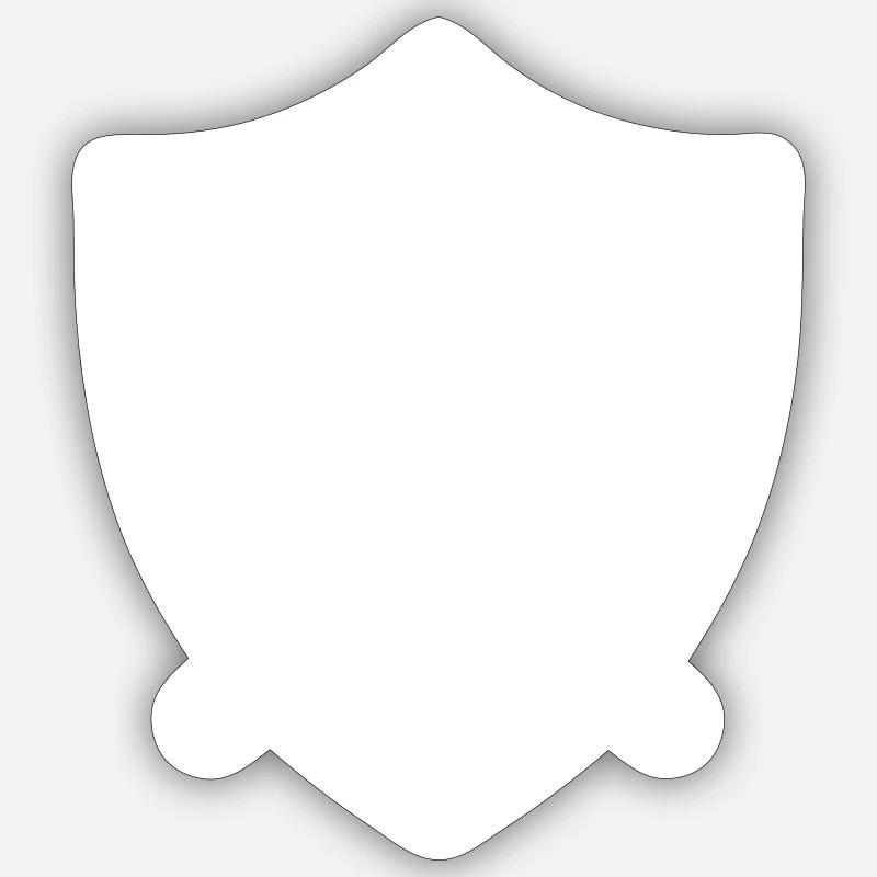 Clé Logo Artisan - Sticker taille S (10 x 10 cm) - blanc mat