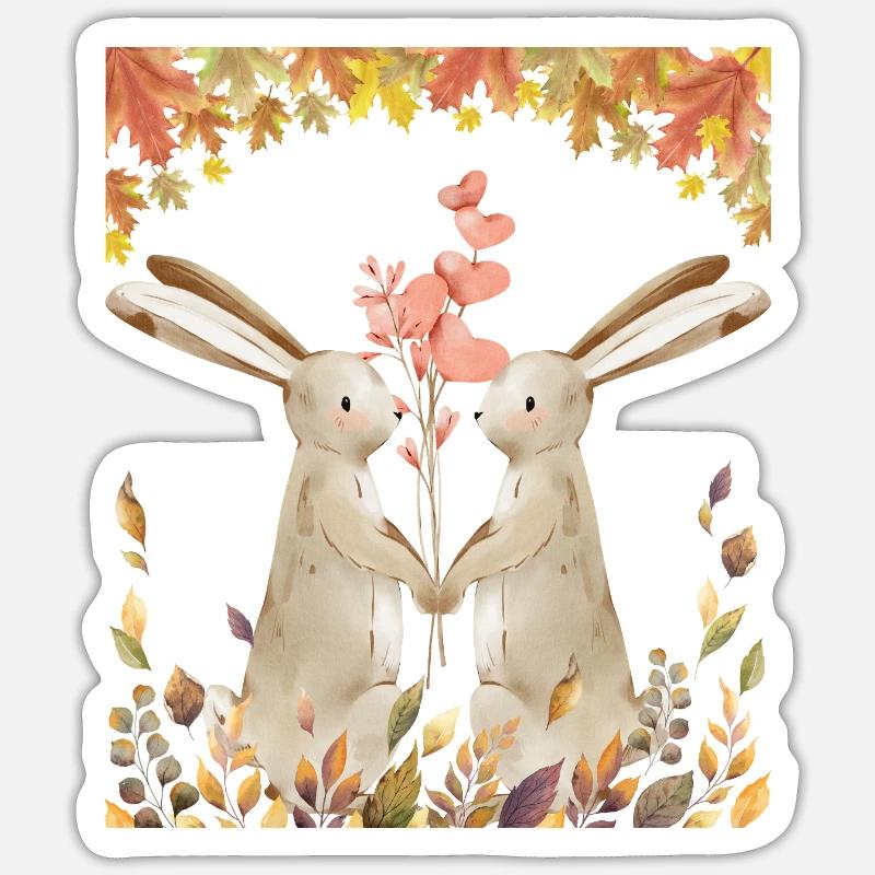 Joyeuses Pâques Sticker taille S (10 x 10 cm)