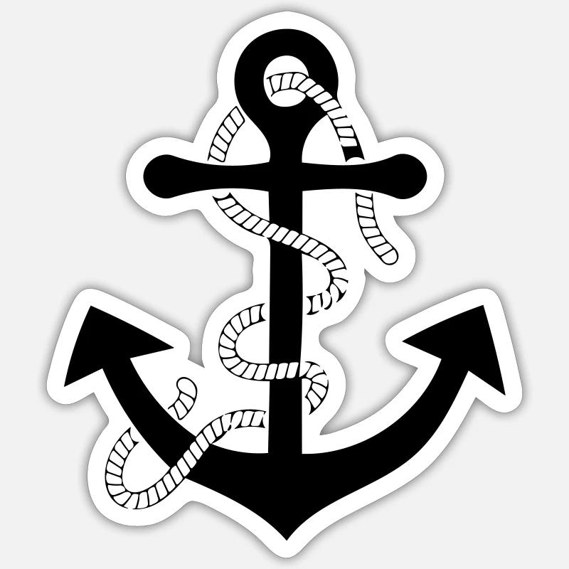 anchor Sticker size S (10 x 10 cm)