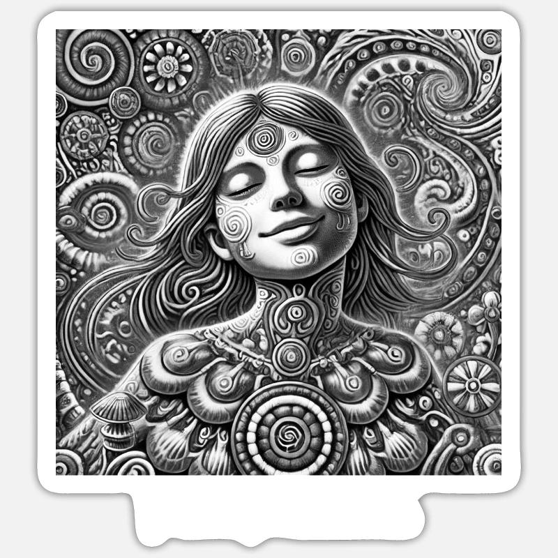 Prima Prallerina - Sticker size S (10 x 10 cm) - white matte
