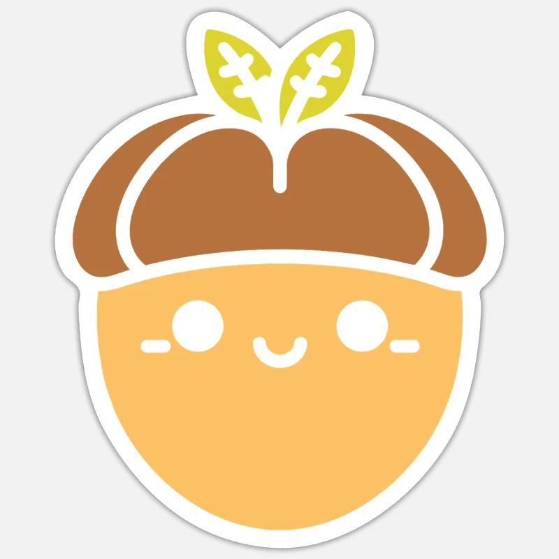 Eiche Sticker Größe S (10 x 10 cm)