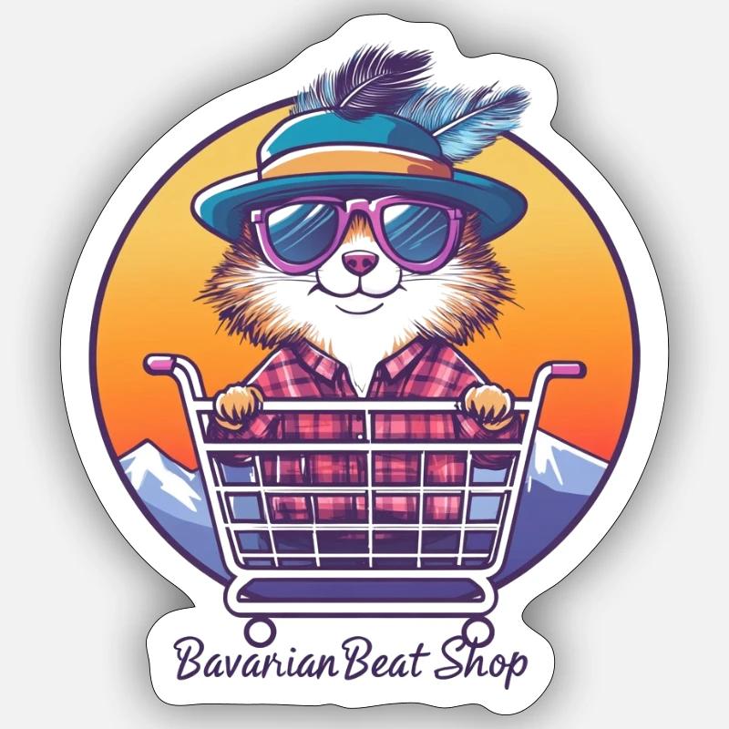 Sticker Größe S (10 x 10 cm) - 