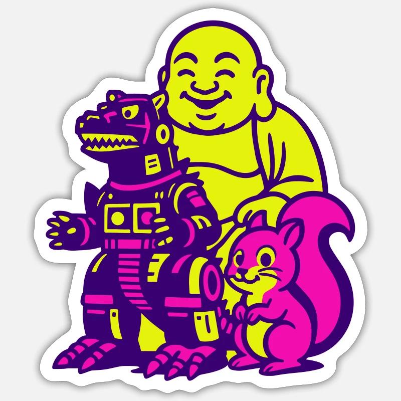 Sticker Größe S (10 x 10 cm) - 