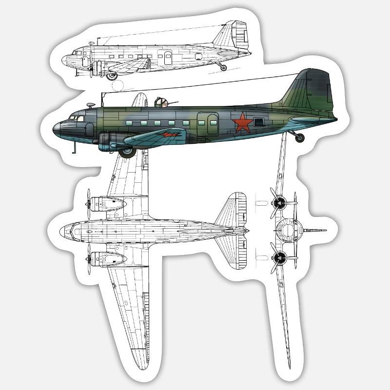 Li-2 - Sticker size S (10 x 10 cm) - white matte