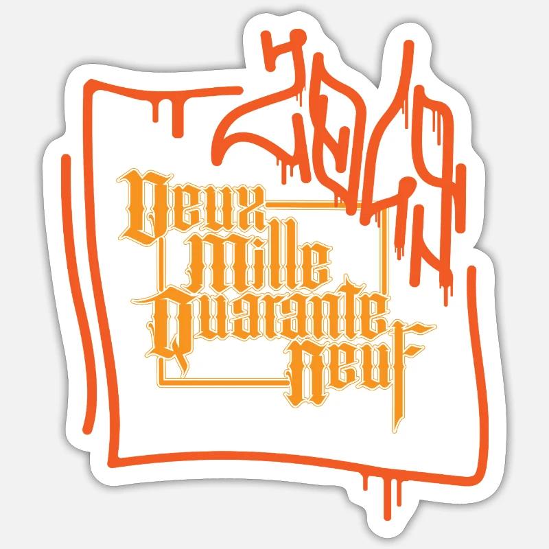 Sticker taille S (10 x 10 cm) - 