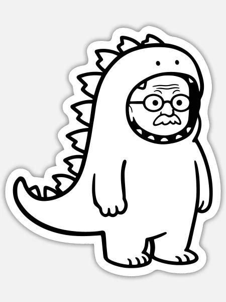  - Sticker Größe S (10 x 10 cm) - Mattweiß