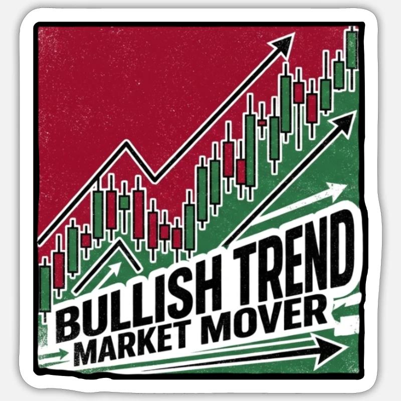 Bullish Trend Sticker size S (10 x 10 cm)