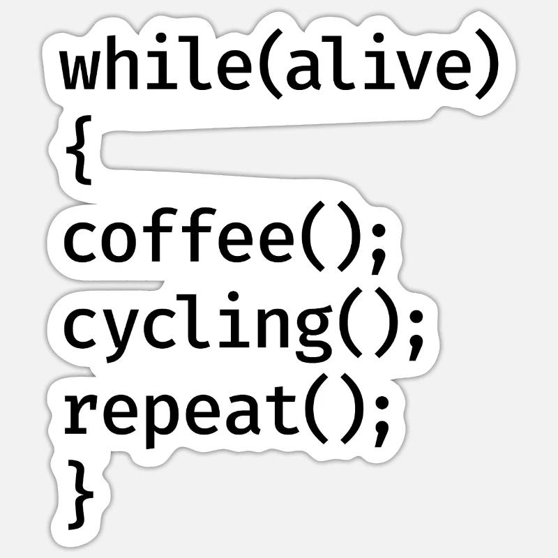 Cyclage du codage Sticker taille S (10 x 10 cm)