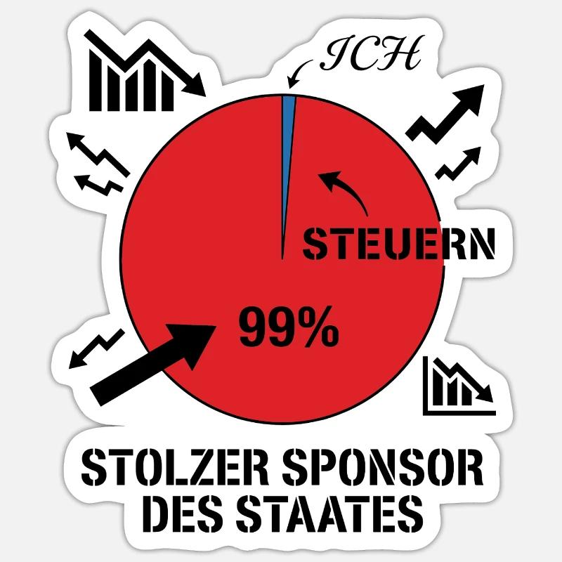 Sticker Größe S (10 x 10 cm) - 