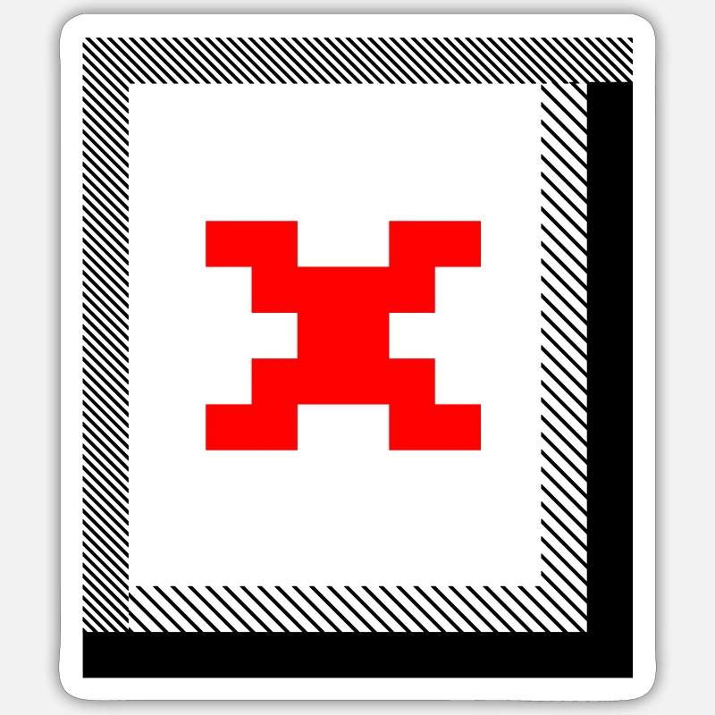 Missing Image – File Not Found - Sticker size S (10 x 10 cm) - white matte