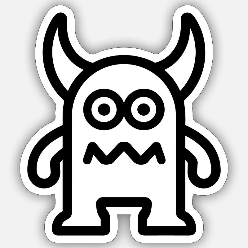 monster Sticker size S (10 x 10 cm)