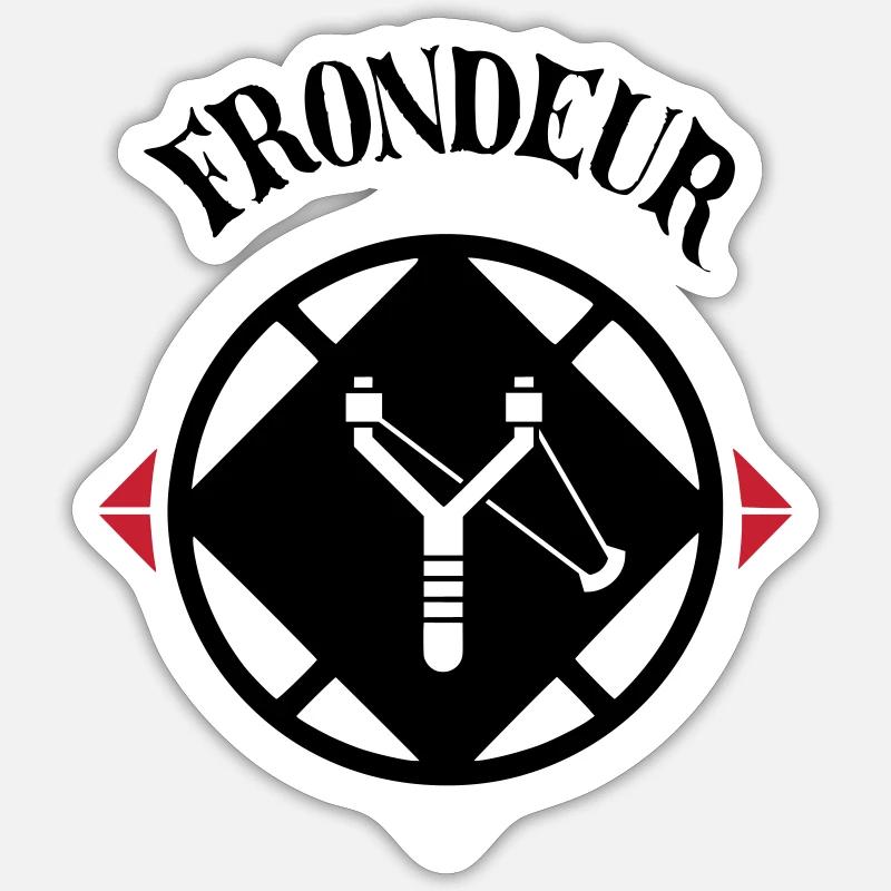 Slinger Emblem - Sticker size S (10 x 10 cm) - white matte