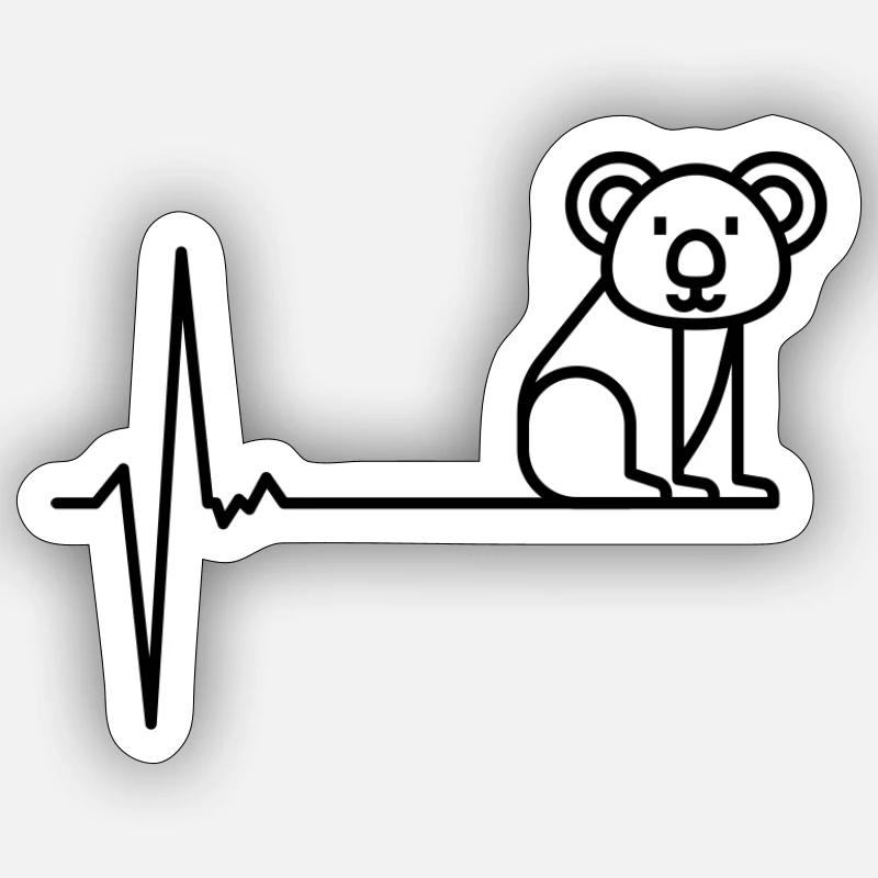 Mitternachts-Schwarzweißer Platz - Sticker Größe S (10 x 10 cm) - Mattweiß