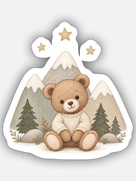 LITTLE EXPLORER - Sticker Größe S (10 x 10 cm) - Mattweiß