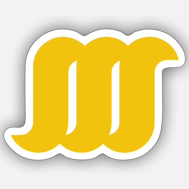 TripleSSS - Sticker Größe S (10 x 10 cm) - Mattweiß