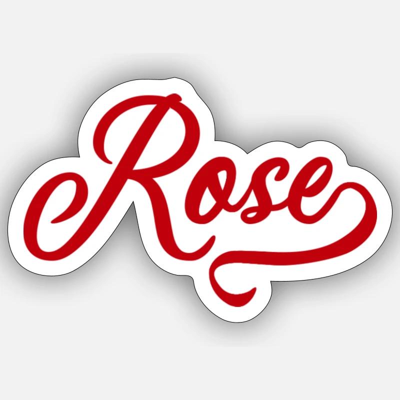 Rose Sticker size S (10 x 10 cm)