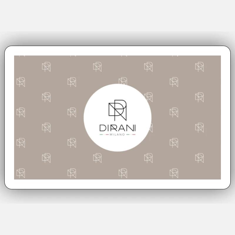 Dirani Design - Sticker Größe S (10 x 10 cm) - Mattweiß
