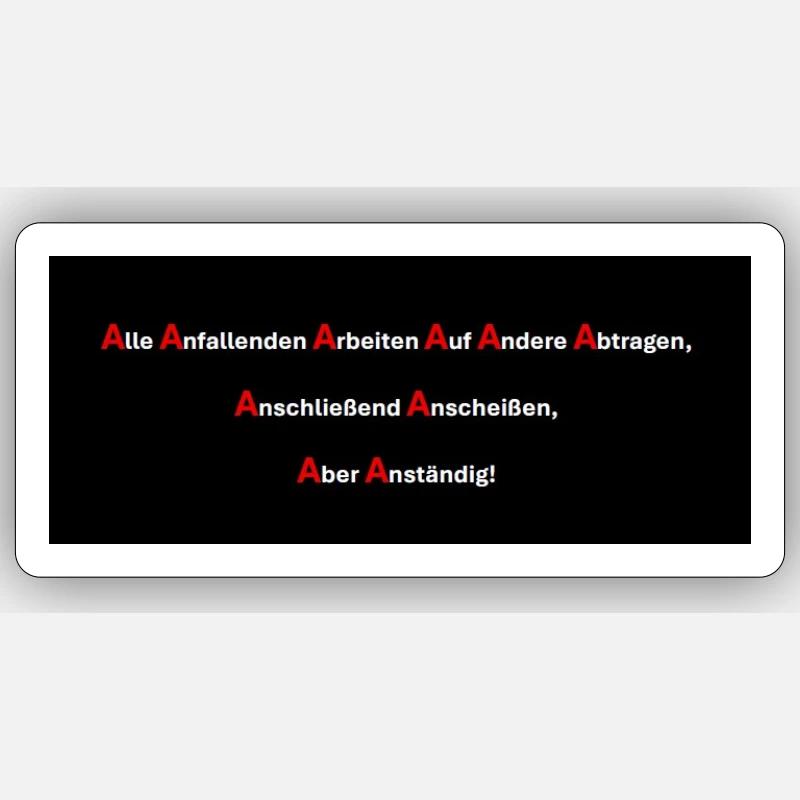 Sticker Größe S (10 x 10 cm) - 