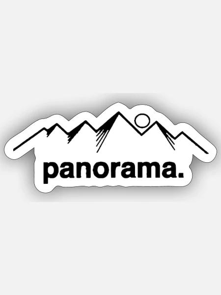 Panorama - Sticker Größe S (10 x 10 cm) - Mattweiß