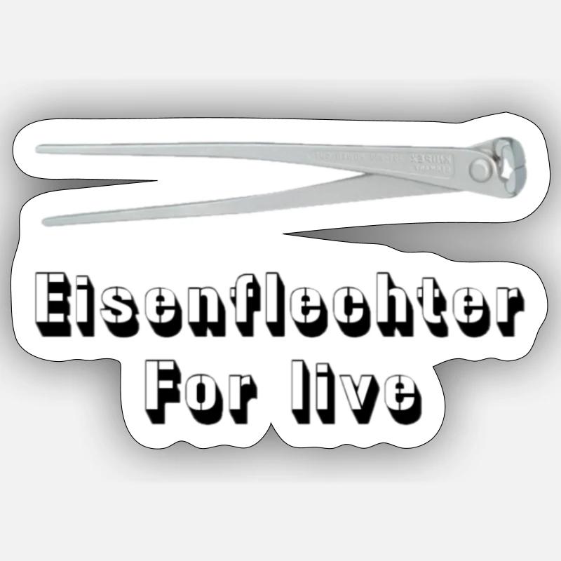 Eisenflechter Sticker Größe S (10 x 10 cm)