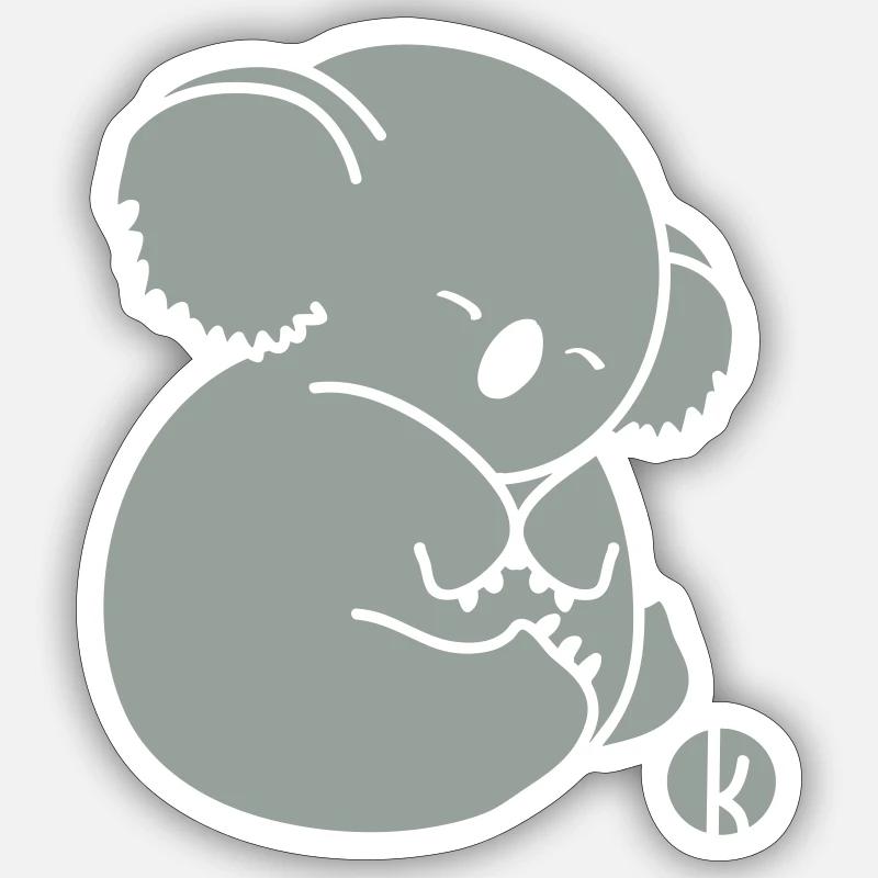 Koala Sticker taille S (10 x 10 cm)