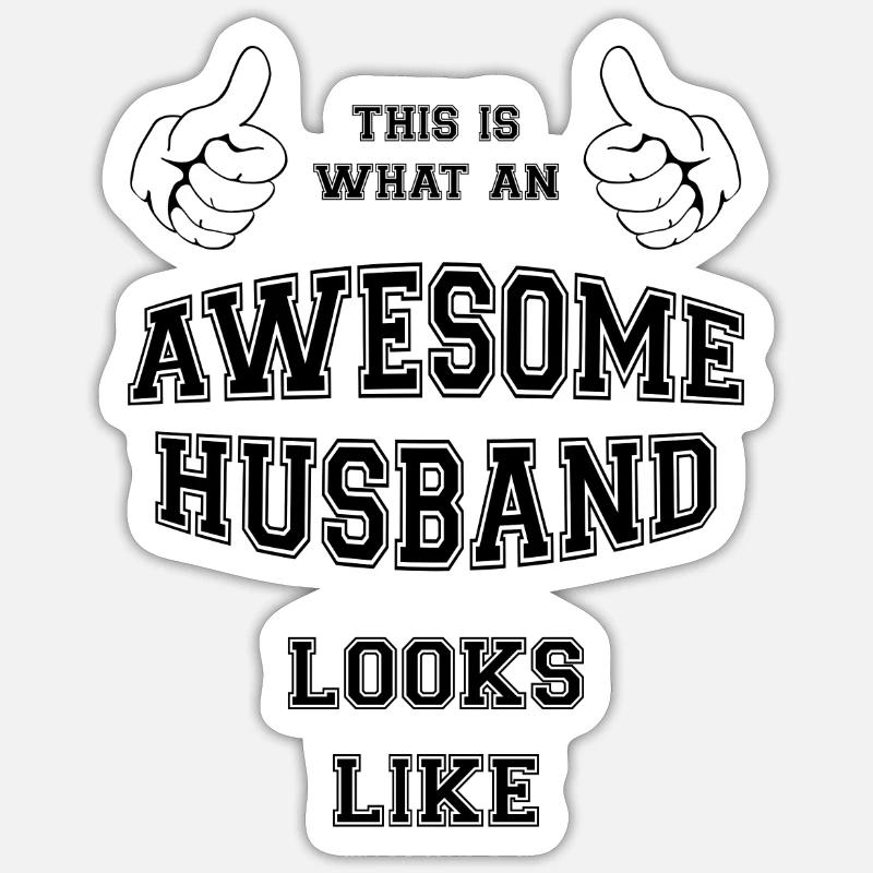 FANTASTISCHER EHEMANN Sticker Größe S (10 x 10 cm)