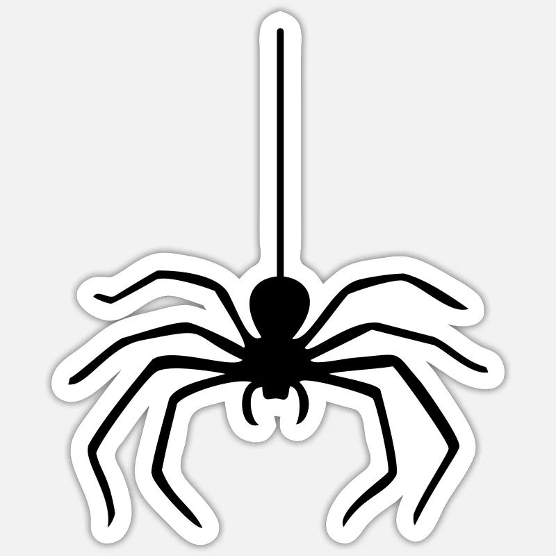 Spider / Spinne Sticker Größe S (10 x 10 cm)