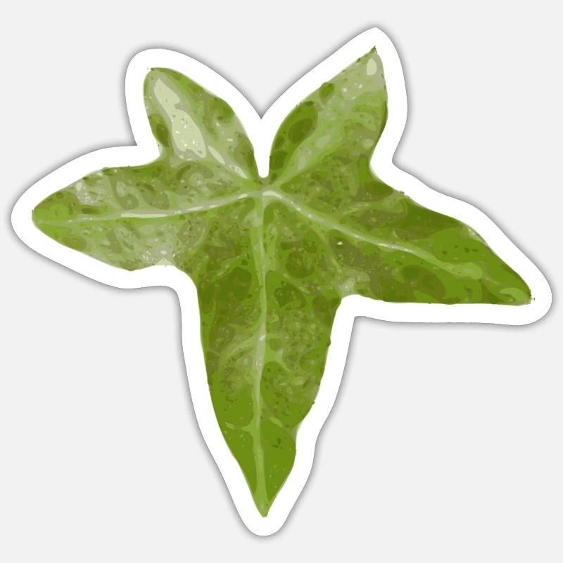 ivy leaf Sticker size S (10 x 10 cm)