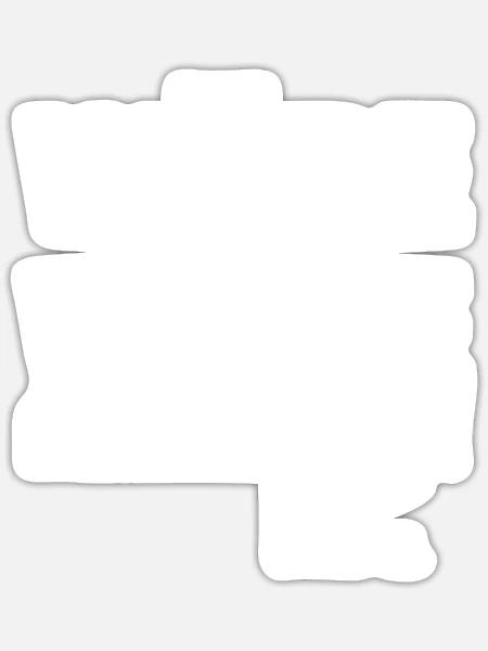 Wäre Wäre Fahrradkette als lustiges Geschenk - Sticker Größe S (10 x 10 cm) - Mattweiß