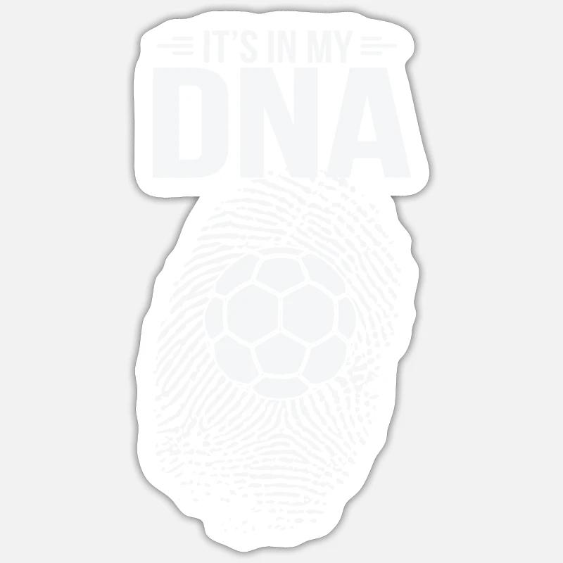 Hand ball C'est dans mon ADN cadeau Sticker taille S (10 x 10 cm)