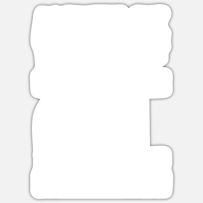 einzigartiger Eulen Spruch selbstbewusst Tier - Sticker Größe S (10 x 10 cm) - Mattweiß