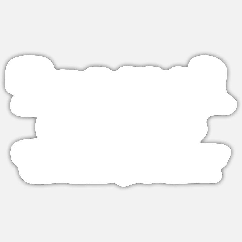 Reise Geschenk - Sticker taille S (10 x 10 cm) - blanc mat