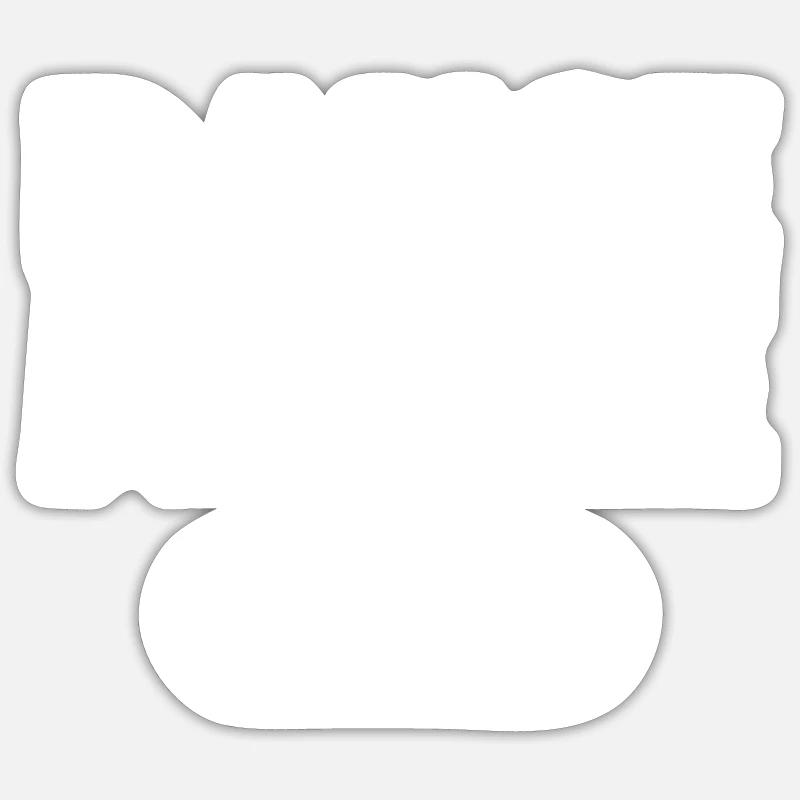 Funny saying Dancing Gift - Sticker size S (10 x 10 cm) - white matte