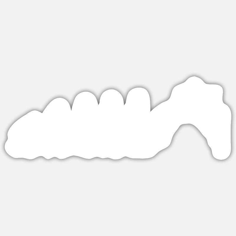 Evolution du don de l'équitation de saut Sticker taille S (10 x 10 cm)