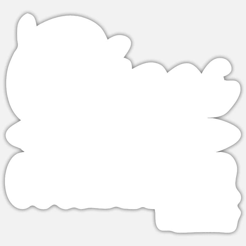 Coordinateur Chaos #Teacher - Sticker taille S (10 x 10 cm) - blanc mat
