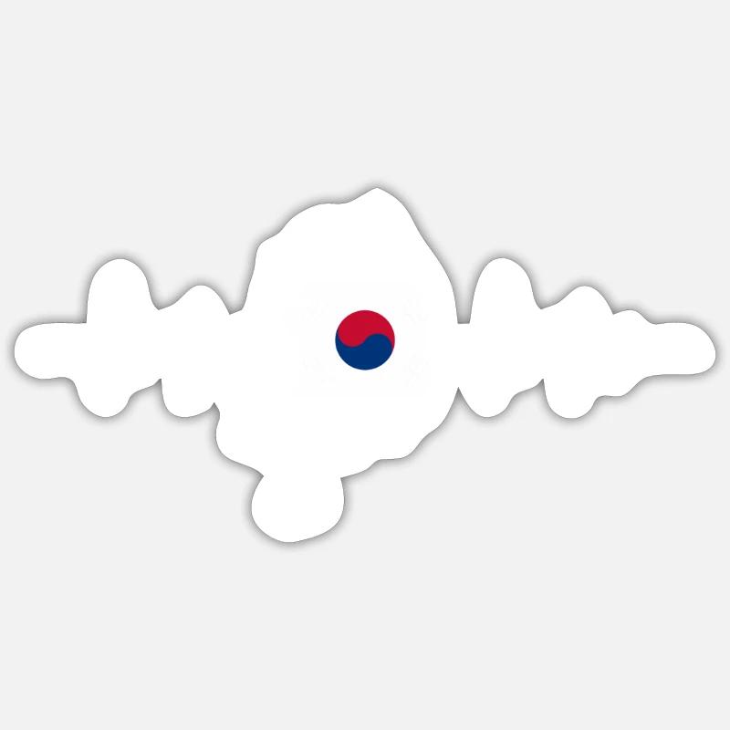 Corée Sticker taille S (10 x 10 cm)