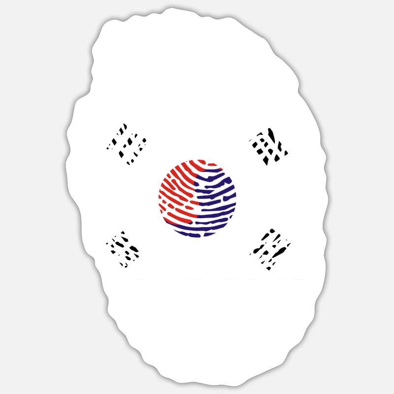 Corée Sticker taille S (10 x 10 cm)