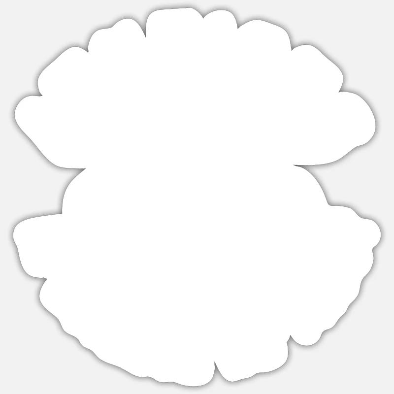 Atheismus Wissenschaft Religion dumm Geschenk Nerd - Sticker Größe S (10 x 10 cm) - Mattweiß