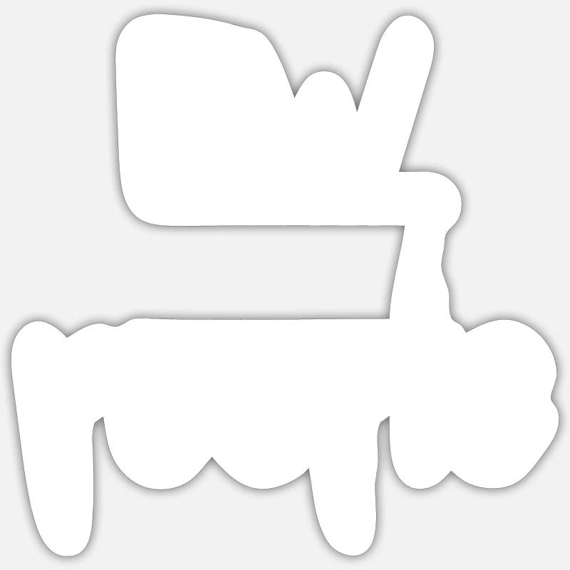 Sticker Größe S (10 x 10 cm) - 