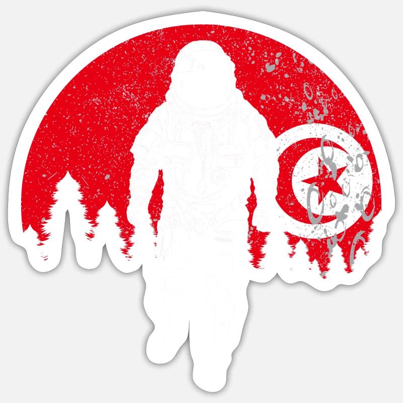 Tunisia - Sticker size S (10 x 10 cm) - white matte