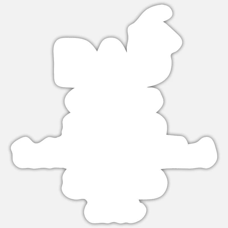 Carpenter - dad - carpenter - gift - hammer - Sticker size S (10 x 10 cm) - white matte