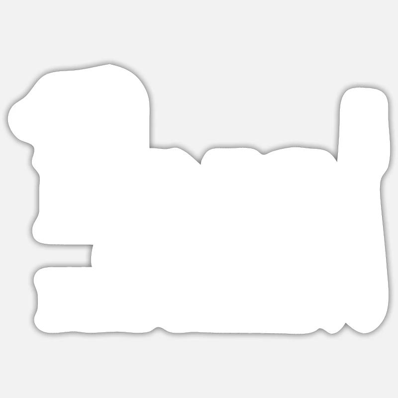 Cuisinier - cuisinier - cuisinier - cadeau - chef - Sticker taille S (10 x 10 cm) - blanc mat