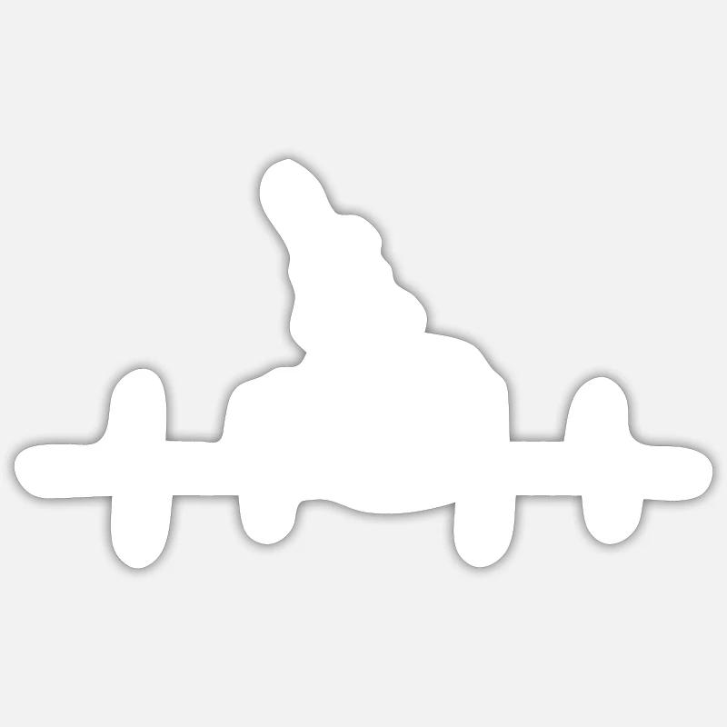 Heartbeat - Magic - Magic - Sorcery - Gift Sticker size S (10 x 10 cm)