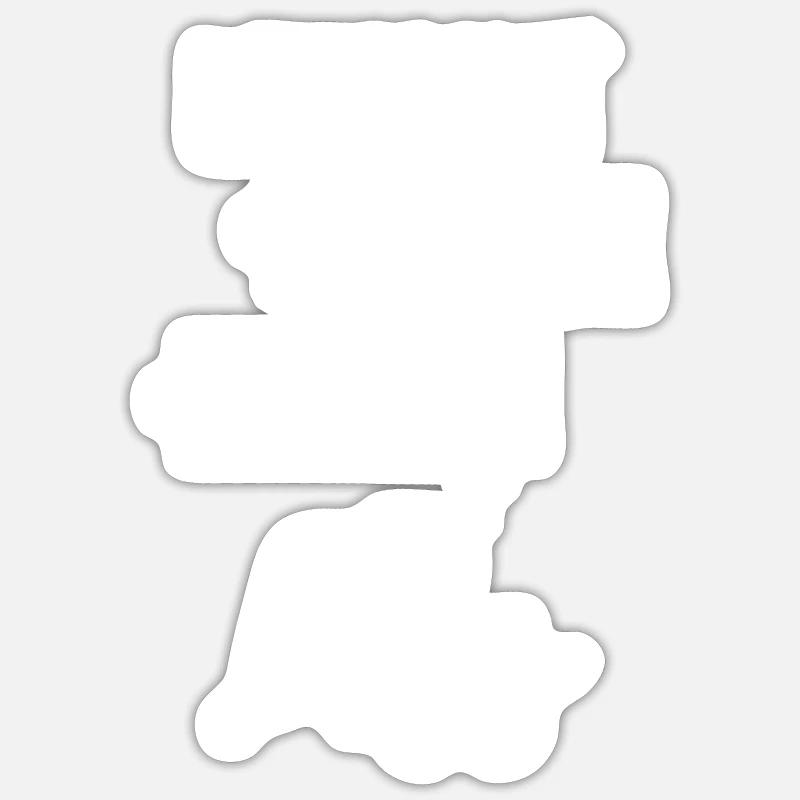 Jigsaw Puzzle - Puzzles - Different - Not less Sticker size S (10 x 10 cm)