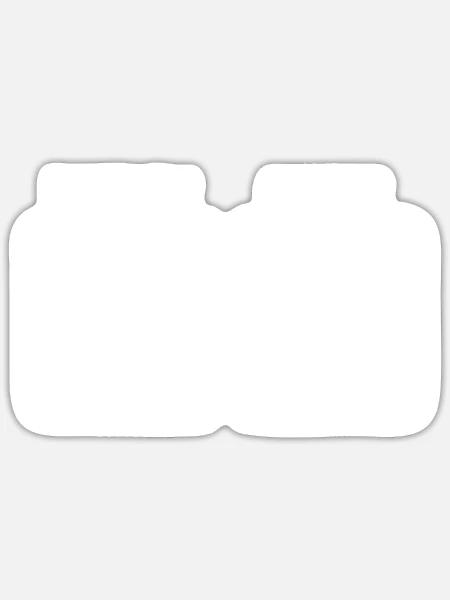 Klettern - Lustig - Bergsteigen - Geschenk - Sticker Größe S (10 x 10 cm) - Mattweiß